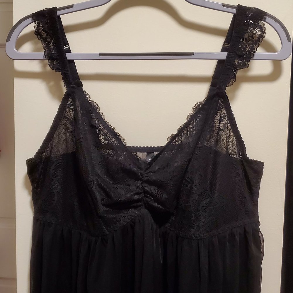 NWOT Torrid black lace babydoll - 2X